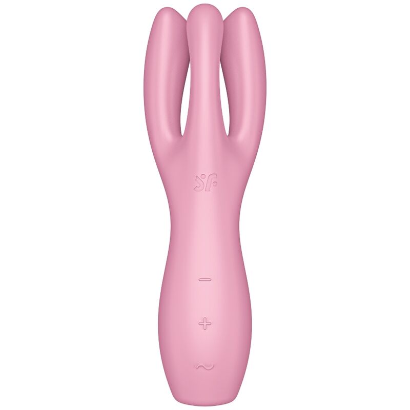 SATISFYER - TREKANT 3 VIBRATOR ROSA
