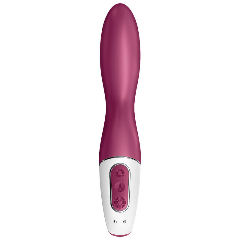 SATISFYER - OPPVARMET SPENNING GSPOT VIBRATOR