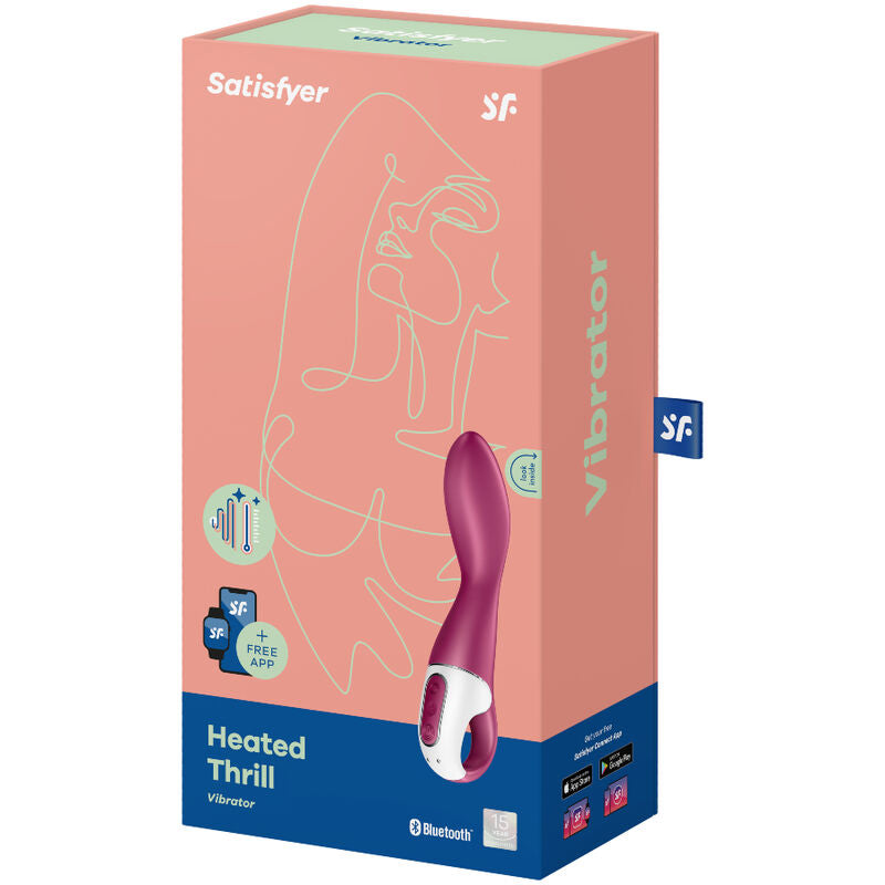 SATISFYER - OPPVARMET SPENNING GSPOT VIBRATOR