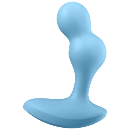 SATISFYER - DEEP DIVER VIBRERINGSPLUGG APP BLÅ