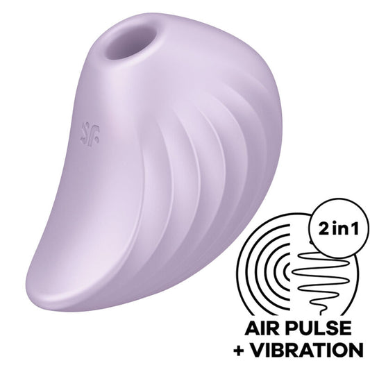 SATISFYER - PEARL DIVER LUFTPULSSTIMULATOR OG VIBRATOR FIOLETT