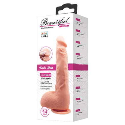BAILE - REALISTISK DILDO JASON NATURLIG 24 CM