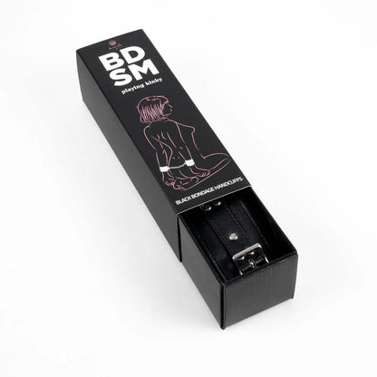 SECRETCLEAK - SVART BONDAGE HÅNDJERN BDSM-KOLLEKSJON
