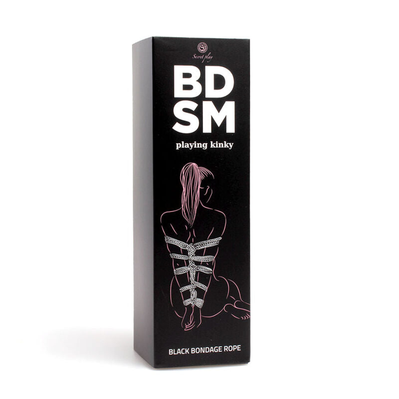 SECRETPLAY - SVART BONDAGE TAU BDSM-KOLLEKSJON