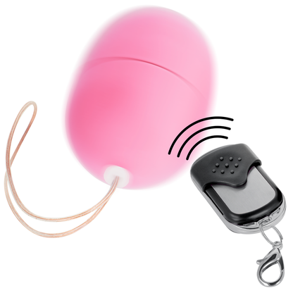 ONLINE - FJERNKONTROLL VIBRERENDE EGG ROSA