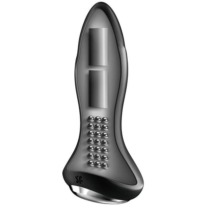 SATISFYER - ROTATORPLUG 1+ VIBRERINGSPLUG APP SVART