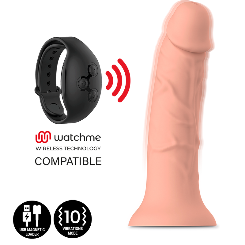 MYTHOLOGY - ASHER ORIGINAL DILDO S - VIBRATOR KOMPATIBEL MED WATCHME TRÅDLØS TEKNOLOGI