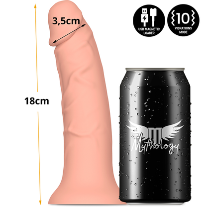 MYTHOLOGY - ASHER ORIGINAL DILDO S - VIBRATOR KOMPATIBEL MED WATCHME TRÅDLØS TEKNOLOGI