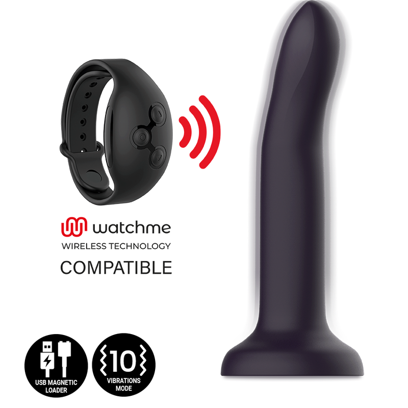 MYTHOLOGY - DUMAN MYSTIC DILDO M - VIBRATOR KOMPATIBEL MED WATCHME TRÅDLØS TEKNOLOGI