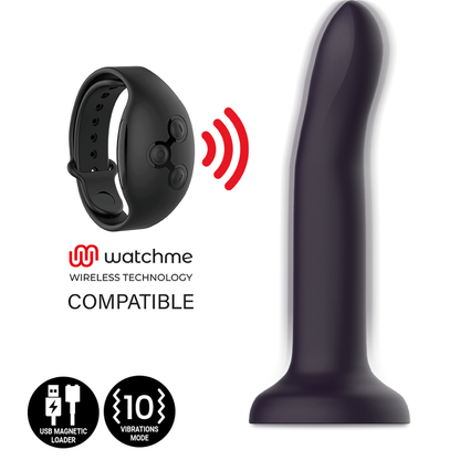 MYTHOLOGY - DUMAN MYSTIC DILDO M - VIBRATOR KOMPATIBEL MED WATCHME TRÅDLØS TEKNOLOGI