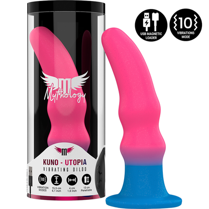 MYTHOLOGY - KUNO UTOPIA DILDO M - VIBRATOR KOMPATIBEL MED WATCHME TRÅDLØS TEKNOLOGI