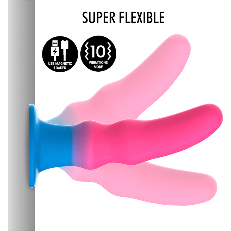 MYTHOLOGY - KUNO UTOPIA DILDO M - VIBRATOR KOMPATIBEL MED WATCHME TRÅDLØS TEKNOLOGI