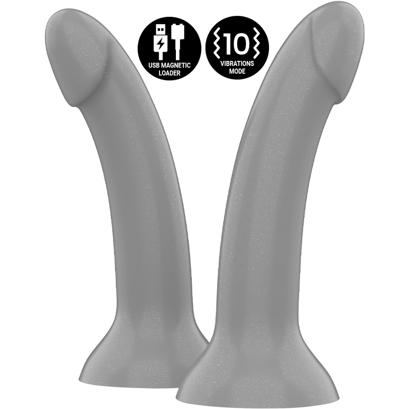 MYTOLOGI - RUNE MAJESTIC DILDO S - VIBRATOR WATCHME TRÅDLØS TEKNOLOGI KOMPATIBEL