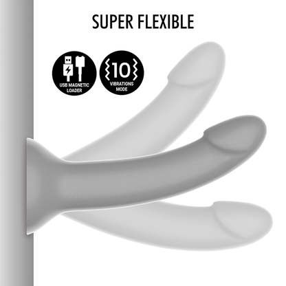 MYTOLOGI - RUNE MAJESTIC DILDO S - VIBRATOR WATCHME TRÅDLØS TEKNOLOGI KOMPATIBEL