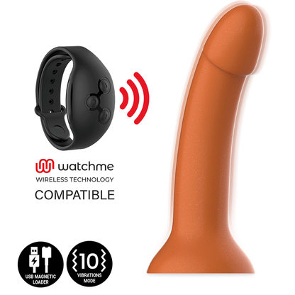 MYTOLOGI - RUNE ROYAL DILDO M - VIBRATOR WATCHME TRÅDLØS TEKNOLOGI KOMPATIBEL