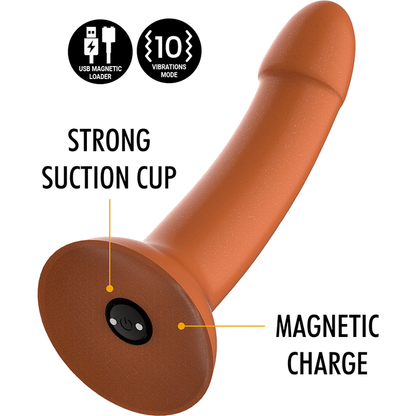 MYTOLOGI - RUNE ROYAL DILDO M - VIBRATOR WATCHME TRÅDLØS TEKNOLOGI KOMPATIBEL