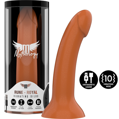 MYTOLOGI - RUNE ROYAL DILDO M - VIBRATOR WATCHME TRÅDLØS TEKNOLOGI KOMPATIBEL