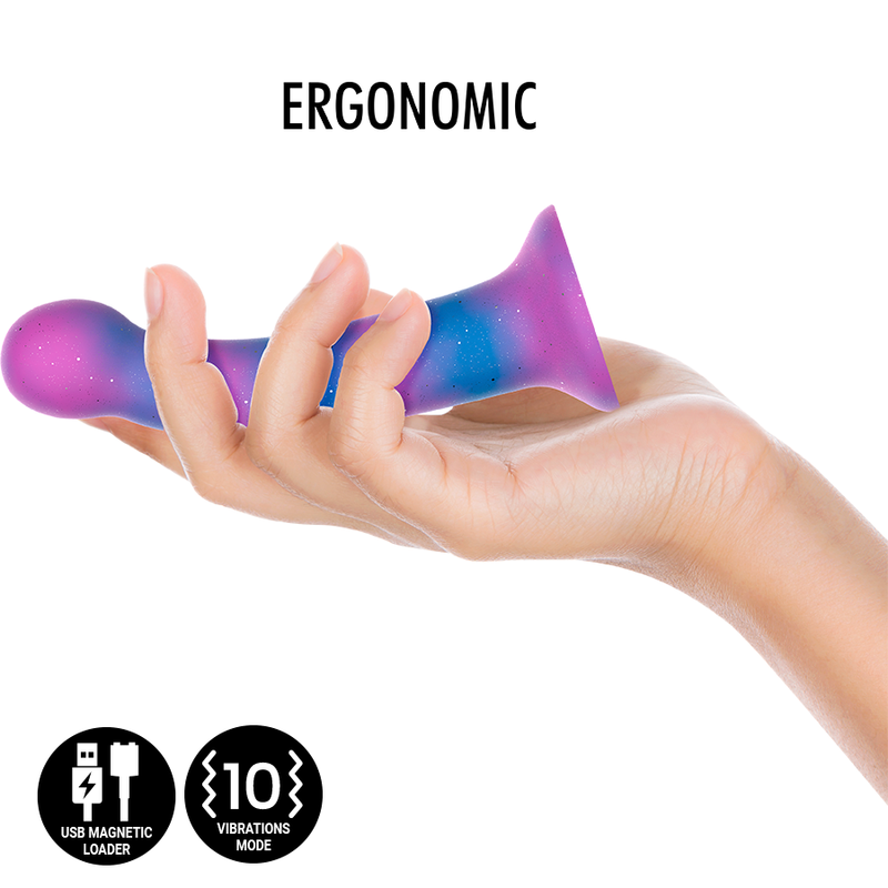 MYTOLOGI - DION GALACTIC DILDO S - VIBRATOR WATCHME TRÅDLØS TEKNOLOGIKOMPATIBEL