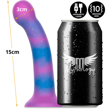 MYTOLOGI - DION GALACTIC DILDO S - VIBRATOR WATCHME TRÅDLØS TEKNOLOGIKOMPATIBEL