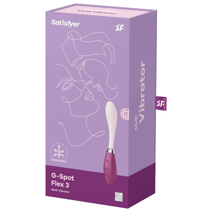 SATISFYER - G-SPOT FLEX 3 MULTIVIBRATOR RØD