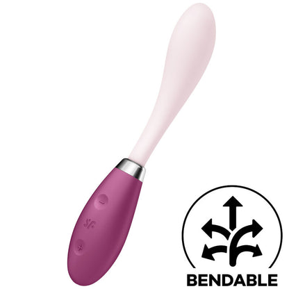 SATISFYER - G-SPOT FLEX 3 MULTIVIBRATOR RØD
