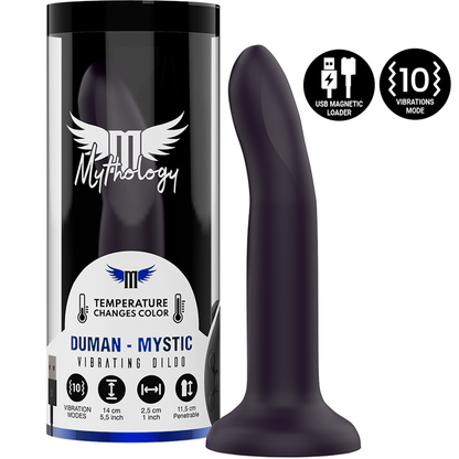 MYTHOLOGY DUMAN MYSTIC DILDO S - VIBRATOR WATCHME TRÅDLØS TEKNOLOGI KOMPATIBEL