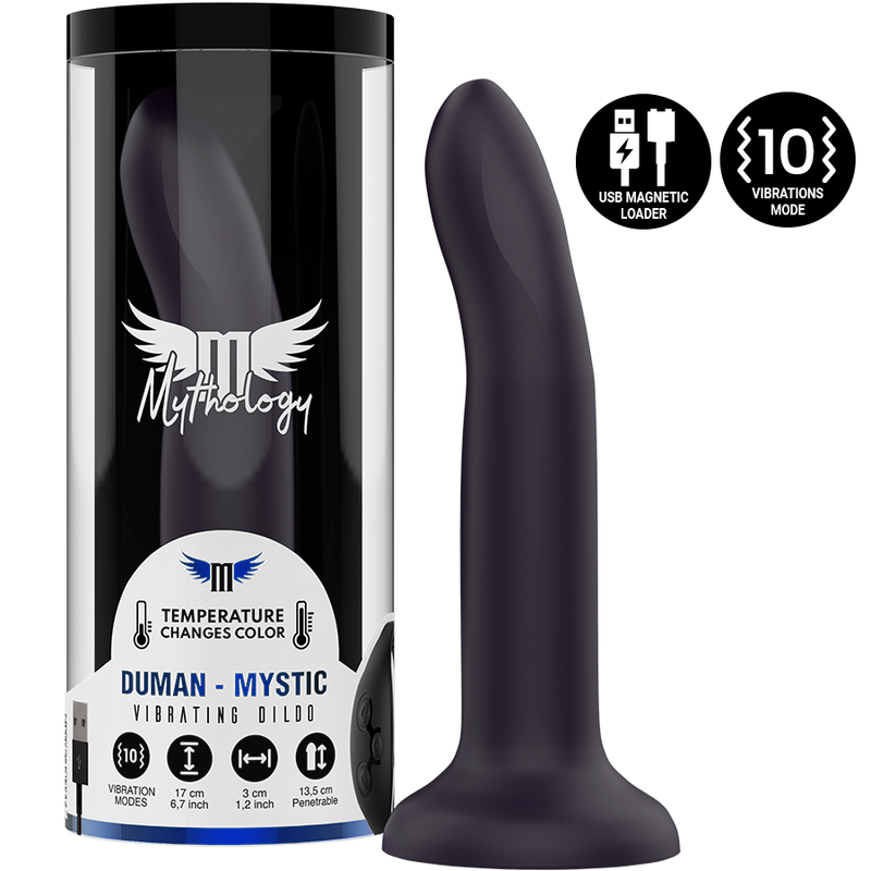 MYTHOLOGY - DUMAN MYSTIC DILDO M - VIBRATOR KOMPATIBEL MED WATCHME TRÅDLØS TEKNOLOGI