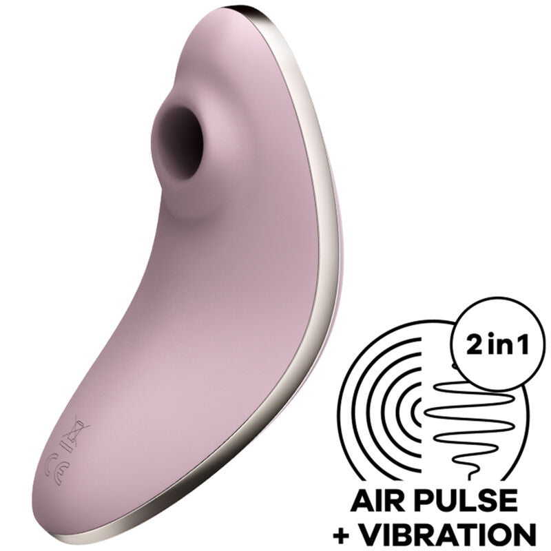 SATISFYER - VULVA LOVER 1 LUFTPULSSTIMULATOR OG VIBRATOR FIOLETT