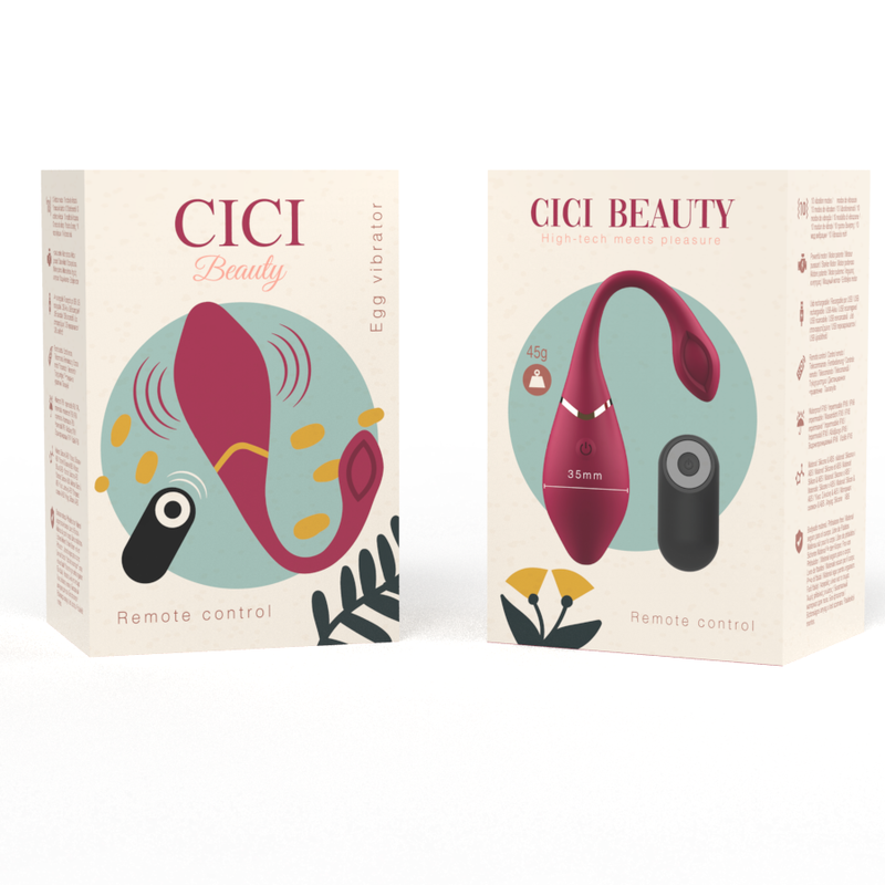 CICI BEAUTY - FJERNKONTROLL FOR PREMIUM VIBRATOR I SILIKONEGG