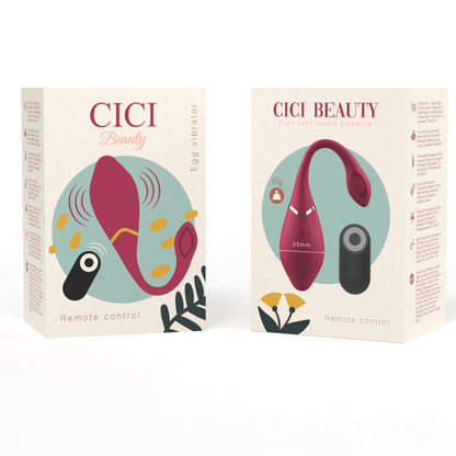 CICI BEAUTY - FJERNKONTROLL FOR PREMIUM VIBRATOR I SILIKONEGG