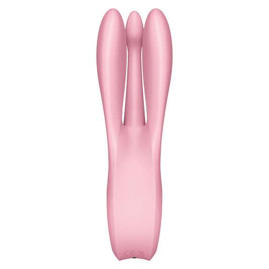 SATISFYER - THREESOME 1 VIBRATOR PINK