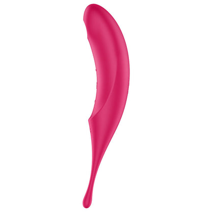 SATISFYER - TWIRLING PRO LUFTPULSSTIMULATOR OG VIBRATOR RØD