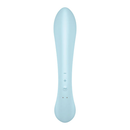 SATISFYER - TRIPPEL OH HYBRIDVIBRASJON BLÅ
