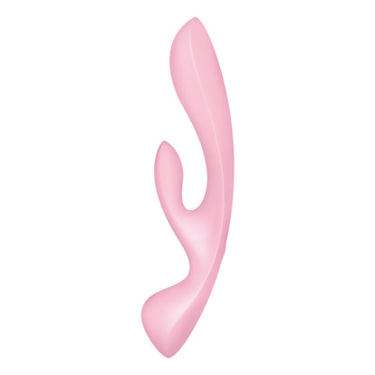 SATISFYER - TRIPPEL OH HYBRIDVIBRASJON ROSA