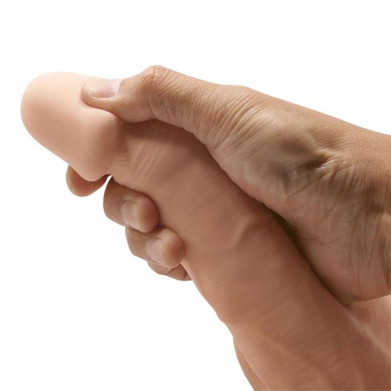 BAILE - BEAUTIFUL ENCOUNTER BAHAMUT FLEKSIBEL REALISTISK DILDO 21,8 CM NATURLIG