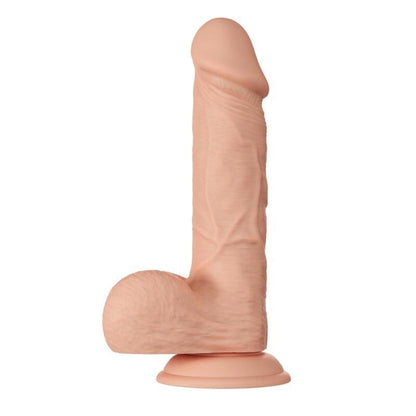 BAILE - BEAUTIFUL ENCOUNTER BAHAMUT FLEKSIBEL REALISTISK DILDO 21,8 CM NATURLIG