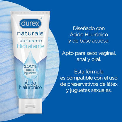 DUREX - NATURALS FUKTIGHETSGIVENDE GLIDEKREM 100 ML