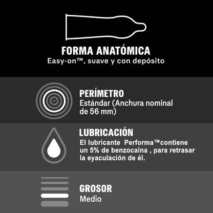 DUREX - FORLENGEDE NYTELSER FORSINKET 12 ENHETER