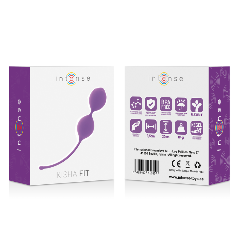 INTENS - KISHA FIT SILIKON KEGEL LILA