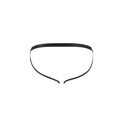 PASSION - 034 SLIP ÅPEN LUKE SVART L/XL