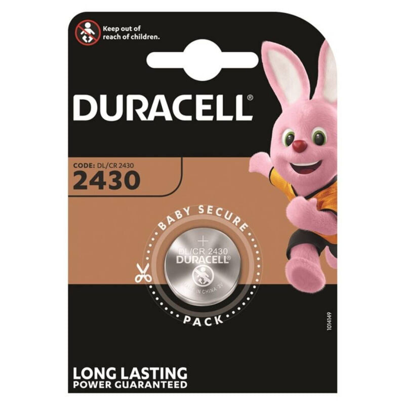 DURACELL - KNAPPBATTERI LITIO CR2430 3V 1 ENHET