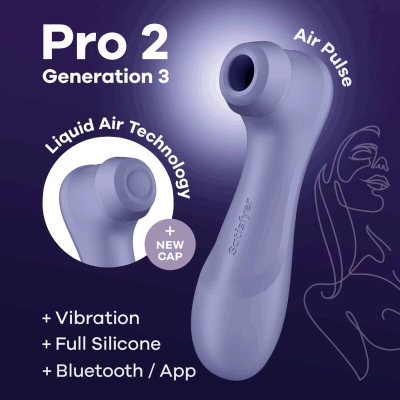 SATISFYER - PRO 2 GENERACIÓN 3 LILAC BLUETOOTH &amp; APP