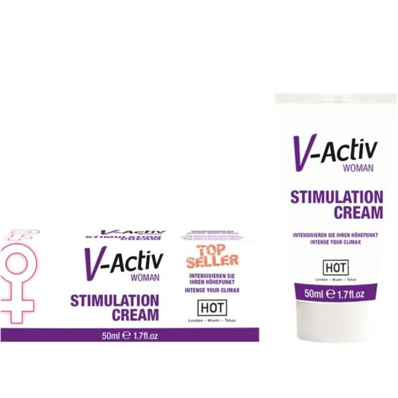 HOT - V-ACTIV STIMULERINGSKREM KVINNE 50ML