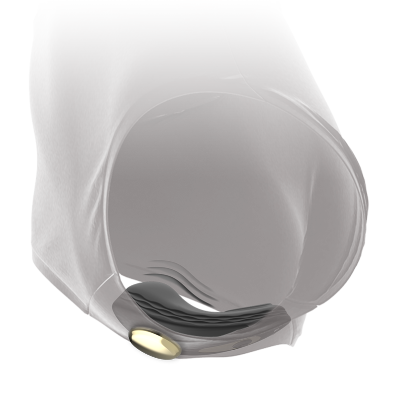 IBIZA - FJERNKONTROLL FOR VIBRATOR MED SILIKONTRUSER