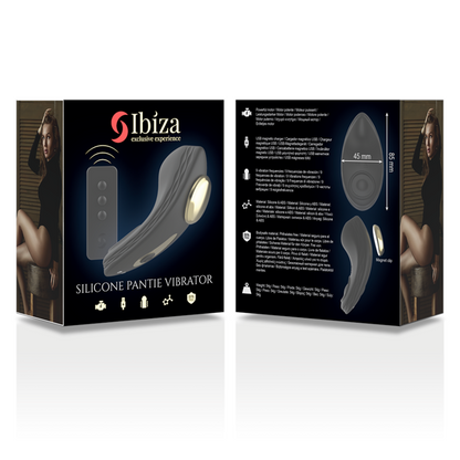 IBIZA - FJERNKONTROLL FOR VIBRATOR MED SILIKONTRUSER