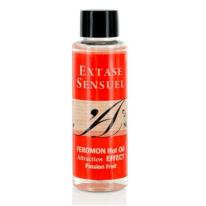 EXTASE SENSUAL - VARMEFFEKT MASSASJEOLJE MED PASSIONSFRUKTFEROMONER 100 ML