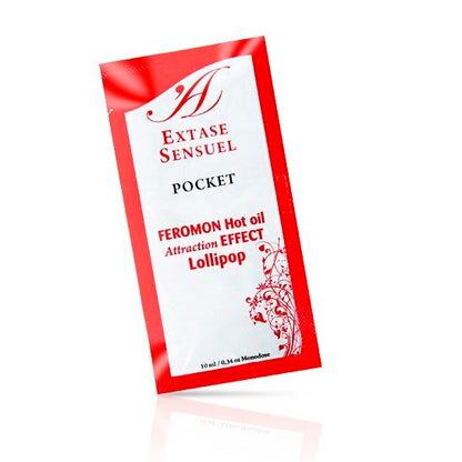 EXTASE SENSUAL - MASSASJEOLJE MED VARMEFFEKT FEROMONER PÅ LØPEPINNE 10 ML