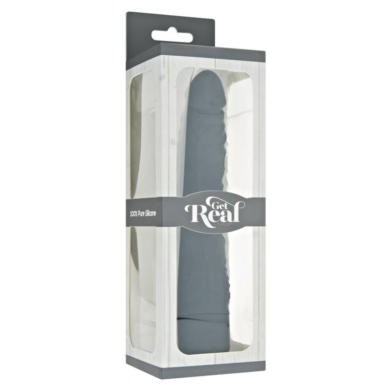 GET REAL - KLASSISK SLIM VIBRATOR SVART