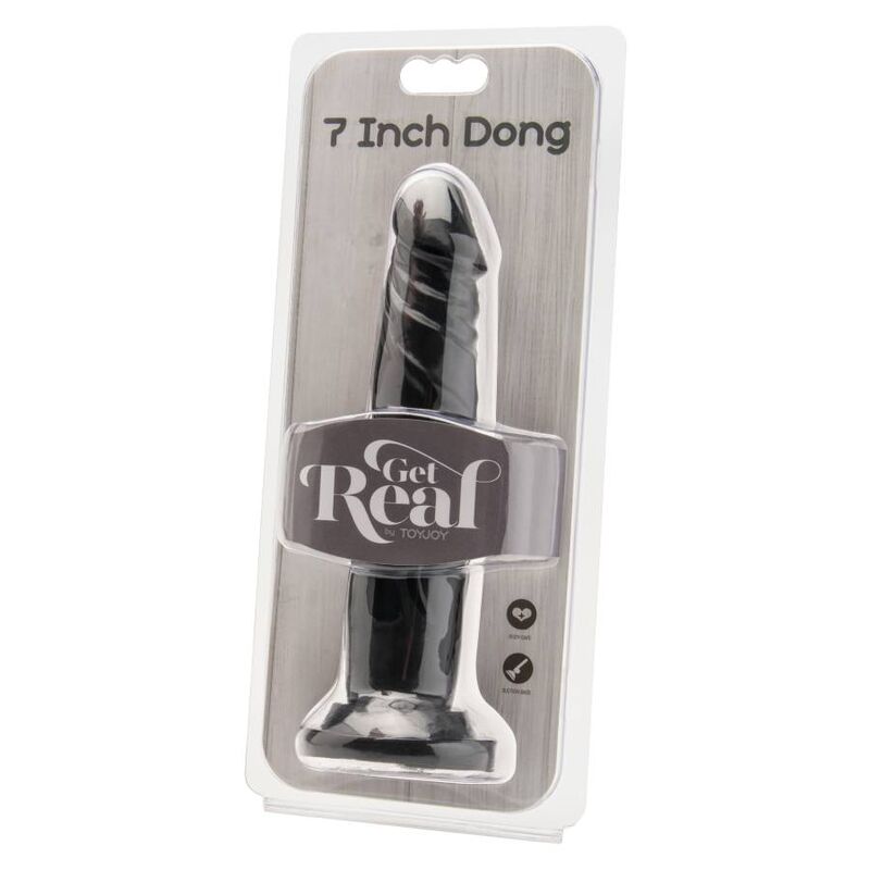 GET REAL - DONG 18 CM SVART