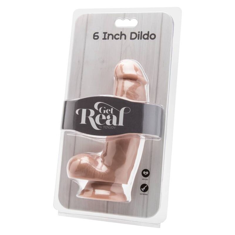 BLI VIRKELIG - DILDO 12 CM MED BALLER HUD